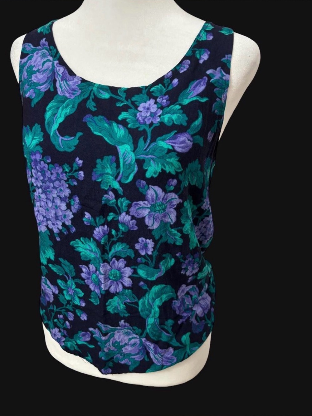 Vintage 90s Rampage Botanical Floral Tank Top – Made in USA